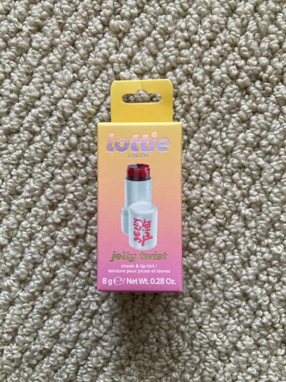 Lottie London Jelly Twist Cheek & Lip Tint Pink Passion NIB